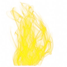 黄色燃烧的火苗元素