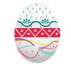 矢量图手绘清新复活节彩蛋