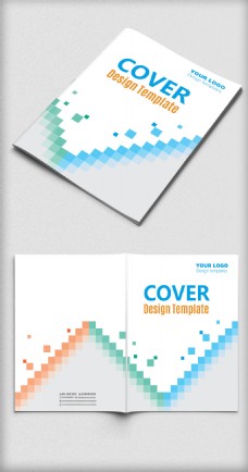 金融文化简约时尚广告公司画册宣传封面设计