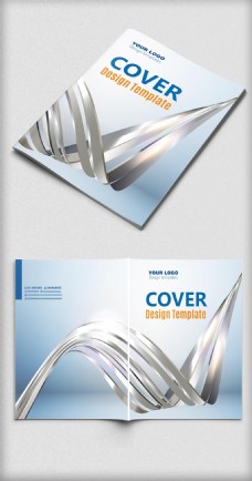 金融文化金属质感工业产品手册画册封面