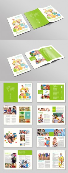 2017年儿童英语教育画册设计