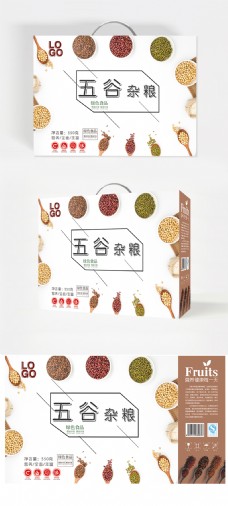 五谷杂粮礼盒设计